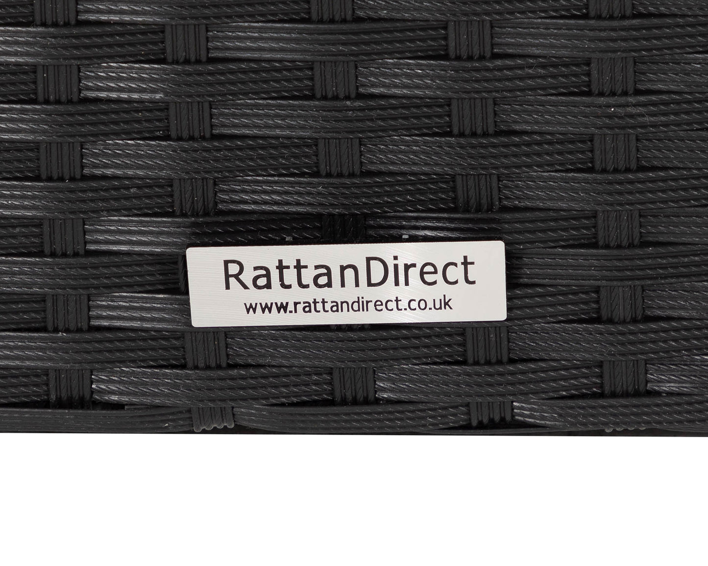 Barcelona 4 Seater Cube Set in Black and Vanilla