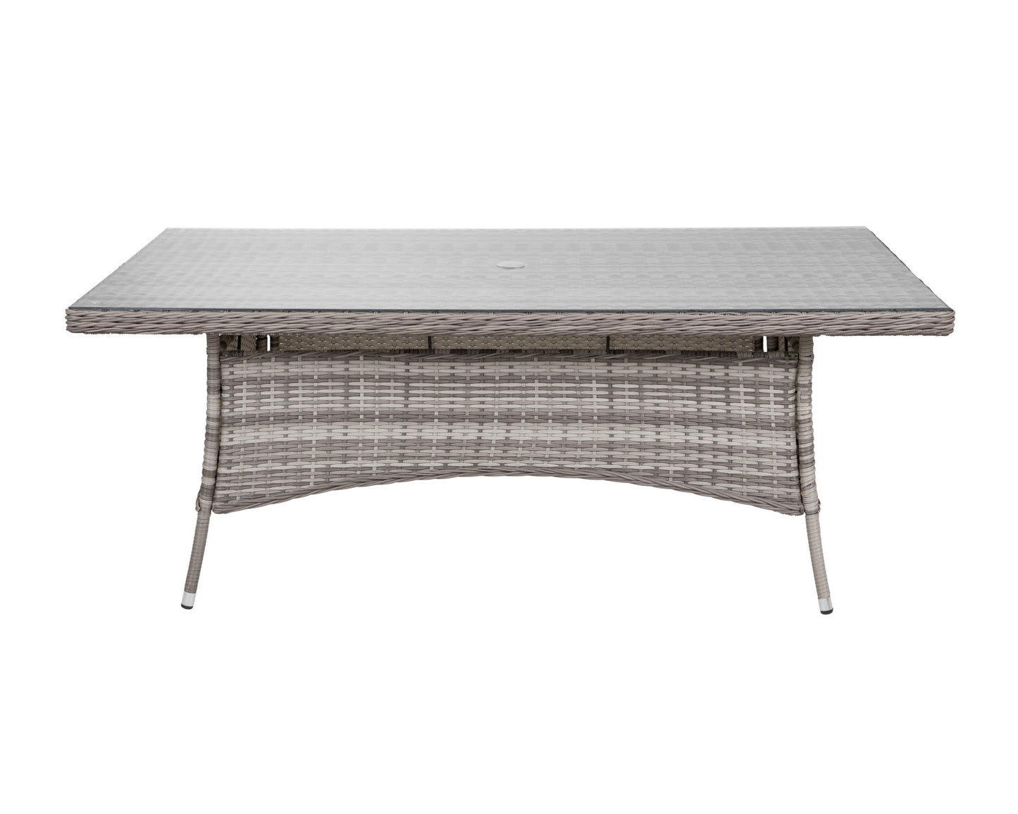 Riviera 6 Dining Chairs and Rectangular Dining Table in Grey