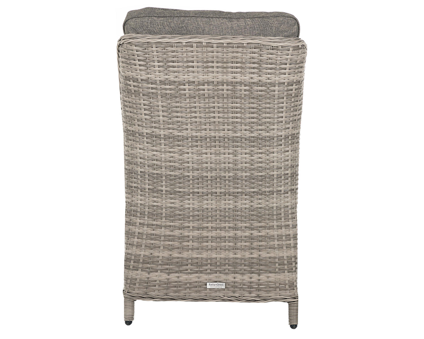 Riviera 2 Dining Chairs and Square Dining Table in Grey