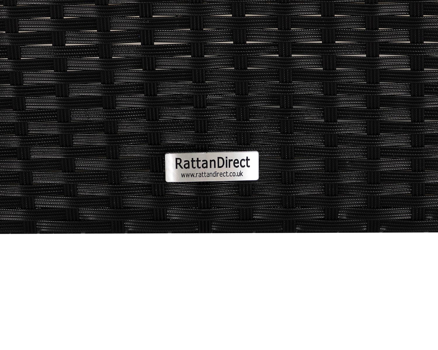 Ascot Rattan Garden Armchair in Black and Vanilla