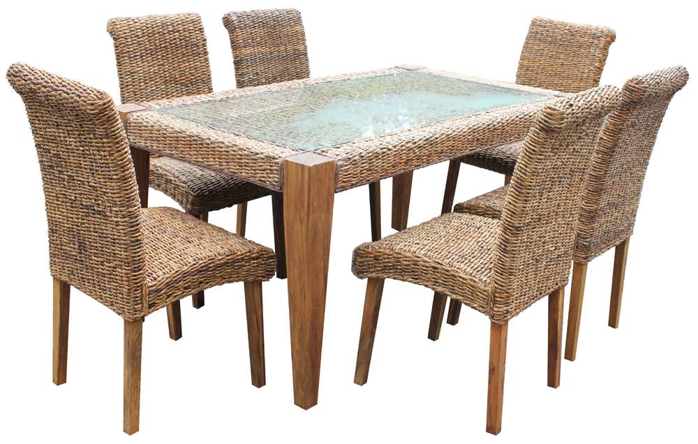 Dining Table: Rattan Dining Table And Chairs