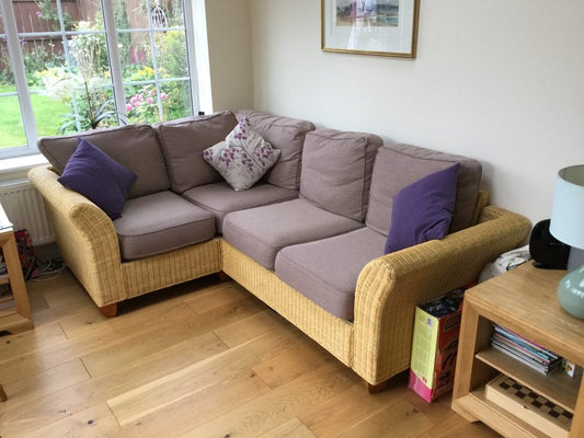 clean woven rattan