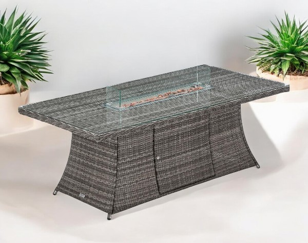 Rectangular Fire Pit Table