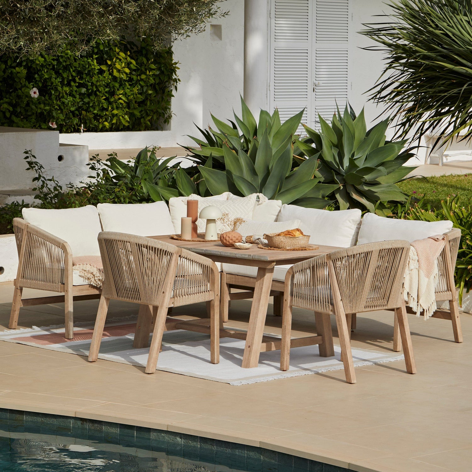 Wooden Garden Sofas