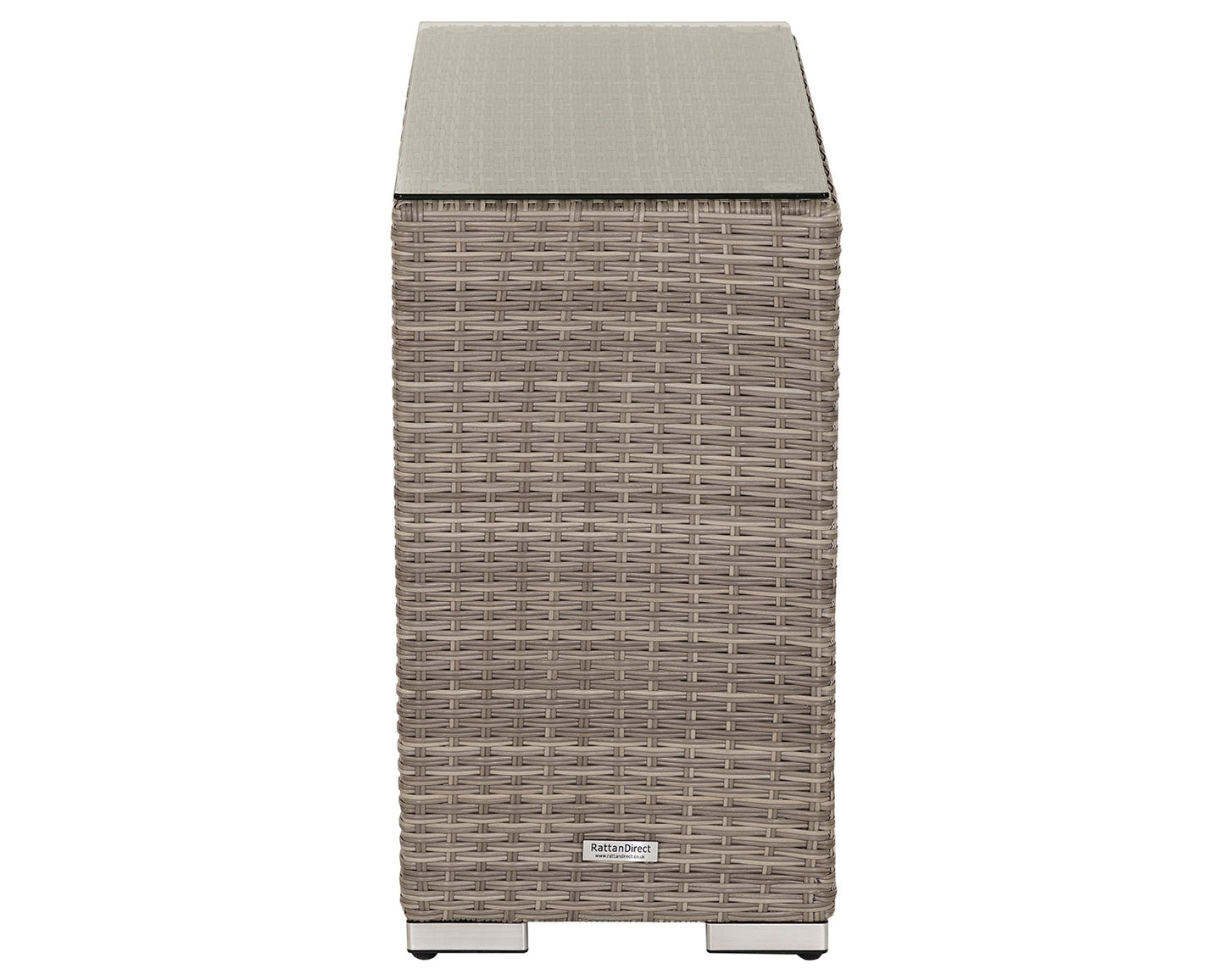 Florida Rattan Garden High Bistro Set in Grey