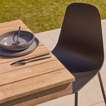 Amelia 6 Seater Wooden Garden Dining Set with 6 Wren Chairs
