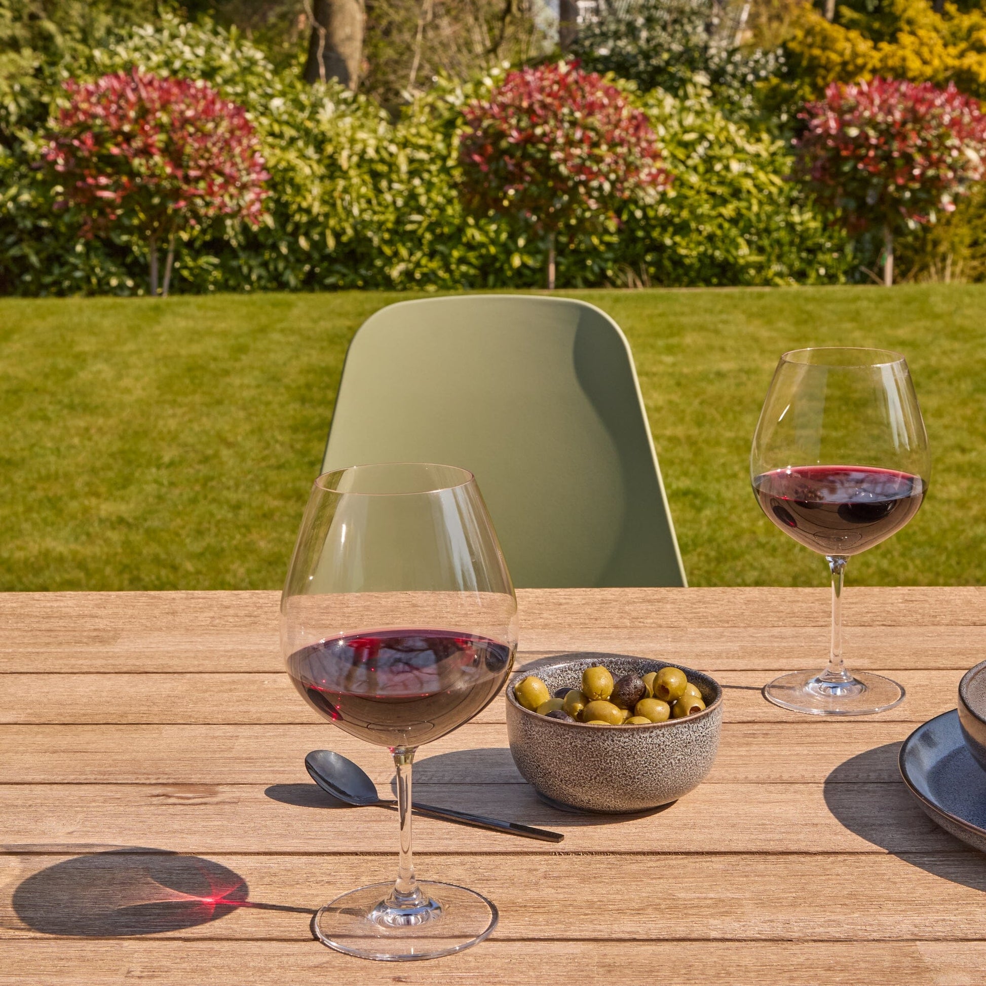 Amelia 6 Seater Wooden Garden Dining Set with 6 Wren Chairs
