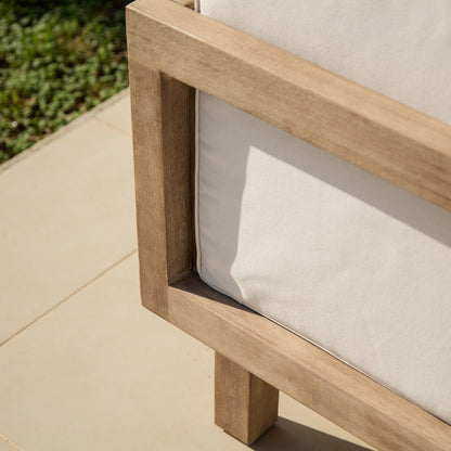 Akira 5 Seater Wooden Garden Set with Coffee Table - Laura James