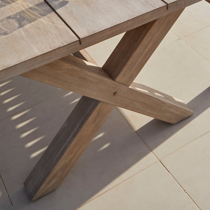 Charlotte 6 Seater Wooden Garden Dining Set with  Shiro - Laura James 