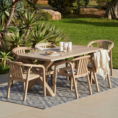 Charlotte Dining Table with Shiro Dining Chairs - Laura James 