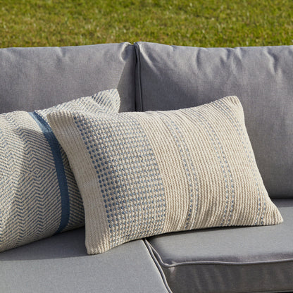 9 Seater Rattan Outdoor Corner Sofa Set - Black Weave - Laura James