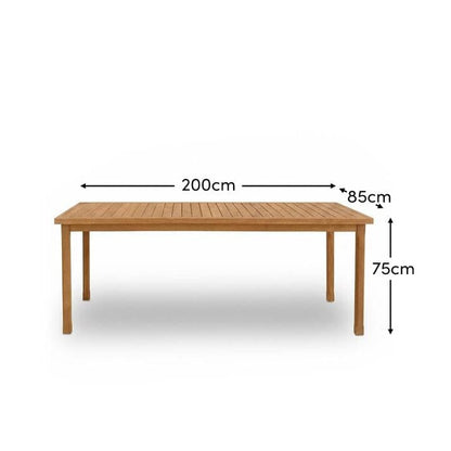 Harlyn 200cm Dining Table - Laura James