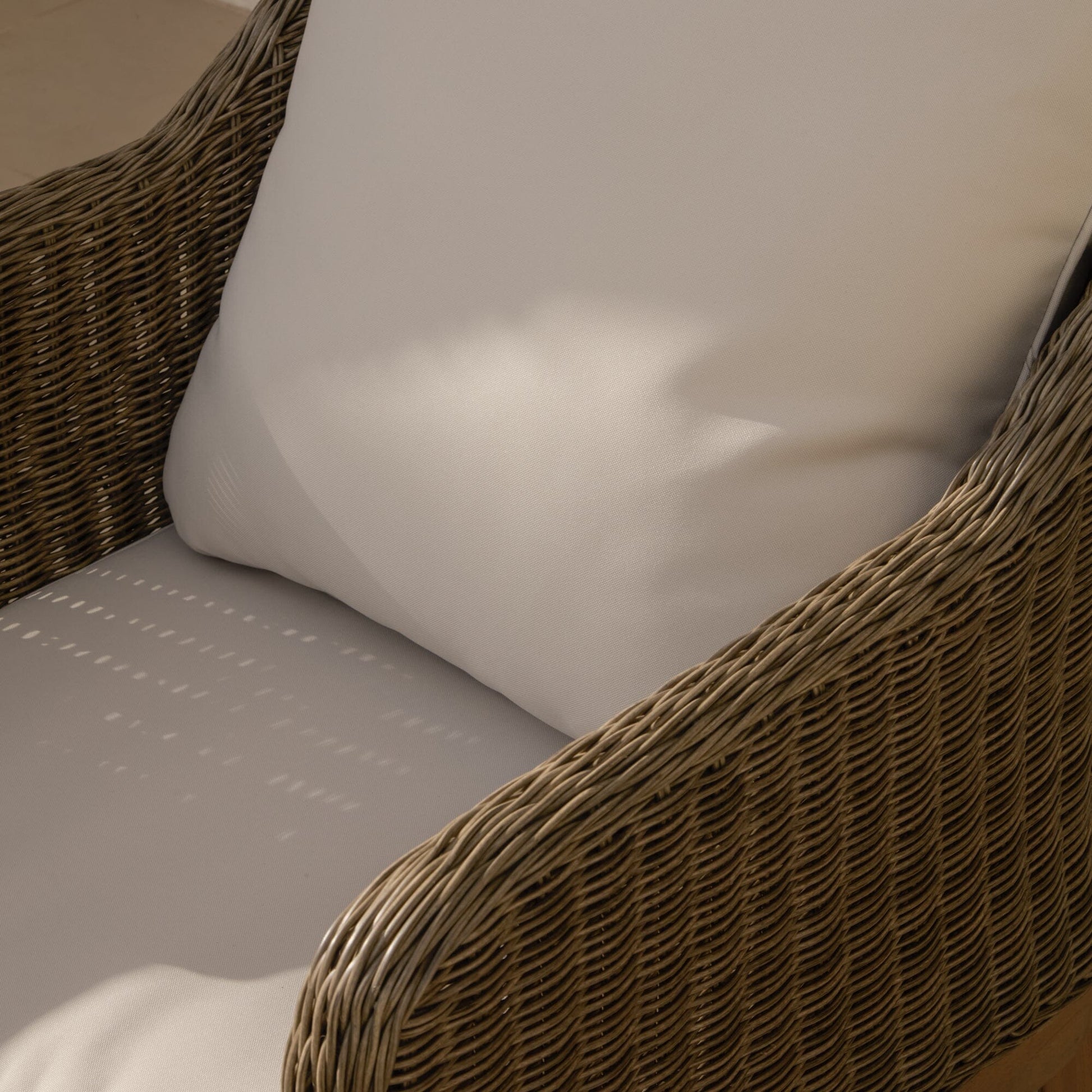 Harlyn Tawny Rattan Garden Armchairs - Set of 2 - Laura James