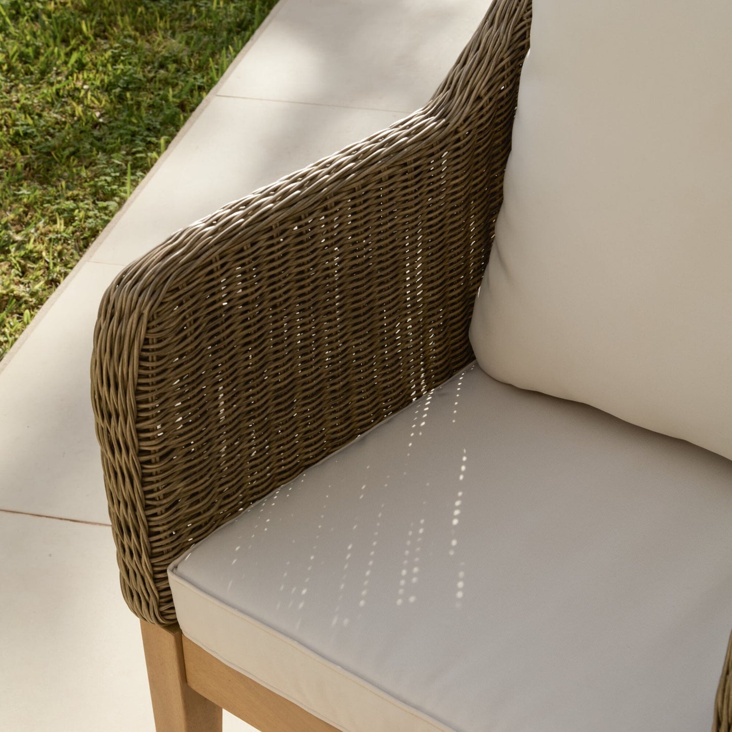 Harlyn Tawny Rattan Garden Armchairs - Set of 2 - Laura James