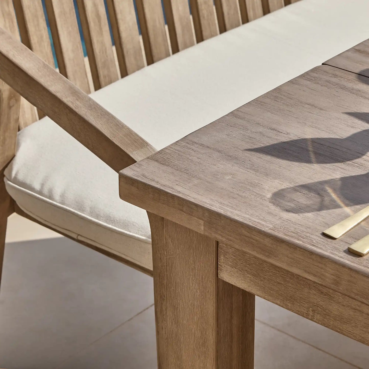 Kuro Wooden Dining Table Set with 2 x Shiro Dining Chairs and 2 x Shiro 130cm Dining Bench with Cushions - Cotton White