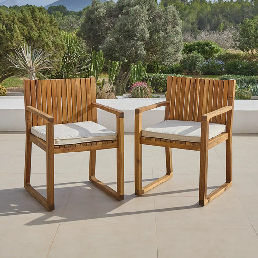 Lennox  Wooden Chair with Cushion - Laura James 