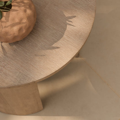 Mali Wooden Garden Coffee Table - Brushed Light Acacia - Laura James