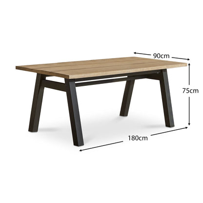 Palm Wooden Dining Table - Laura James 