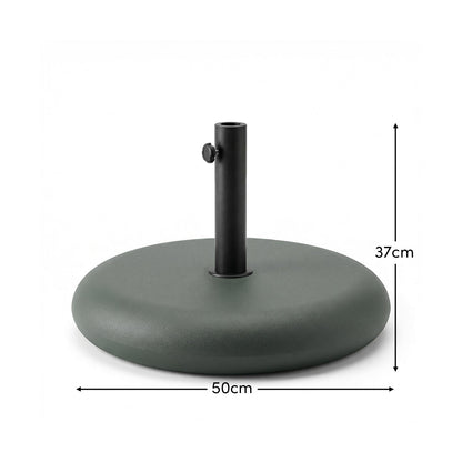 Parasol Base 25kg - Green Concrete - Laura James