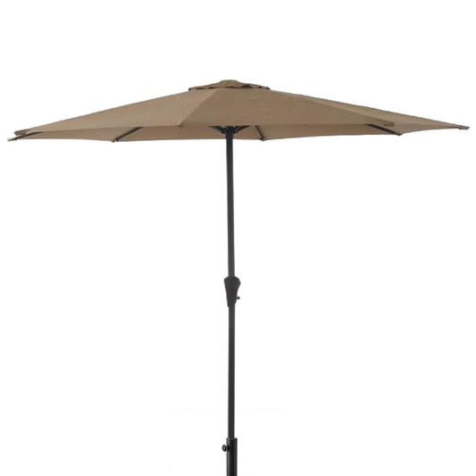 Cappuccino LED Premium Parasol - 2.7m Round