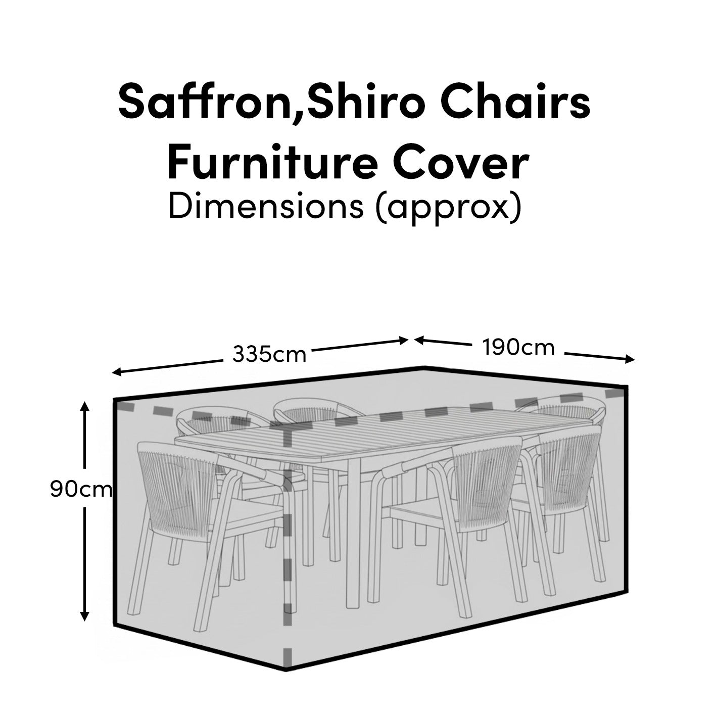 Saffron with Shiro Chairs Furniture Cover -  Laura James