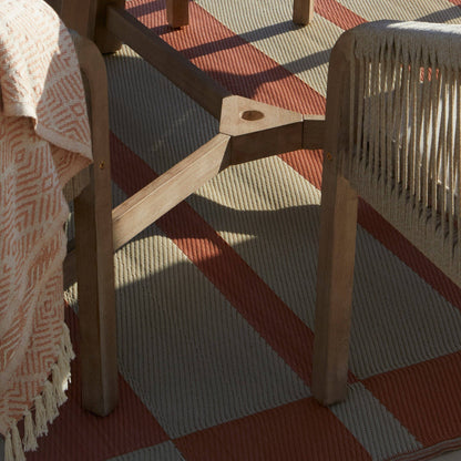 Shiro 6 Seater Wooden Round Dining Set with 6 Nala Sand Chairs - Laura James 