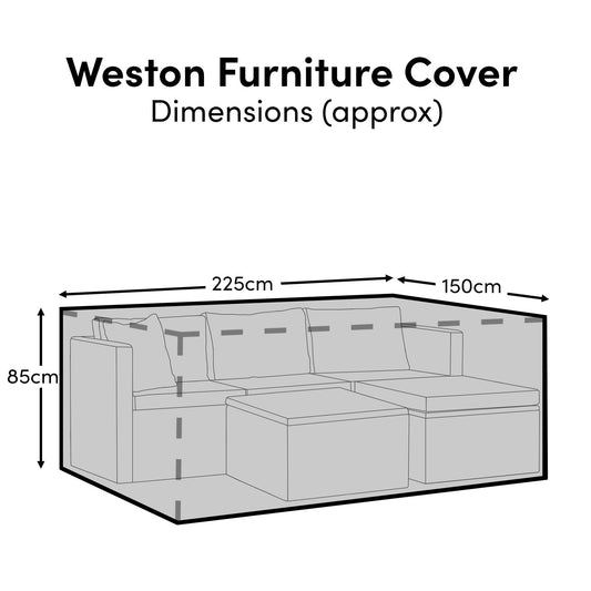 Weston Corner Set Raincover - 225x150x85cm