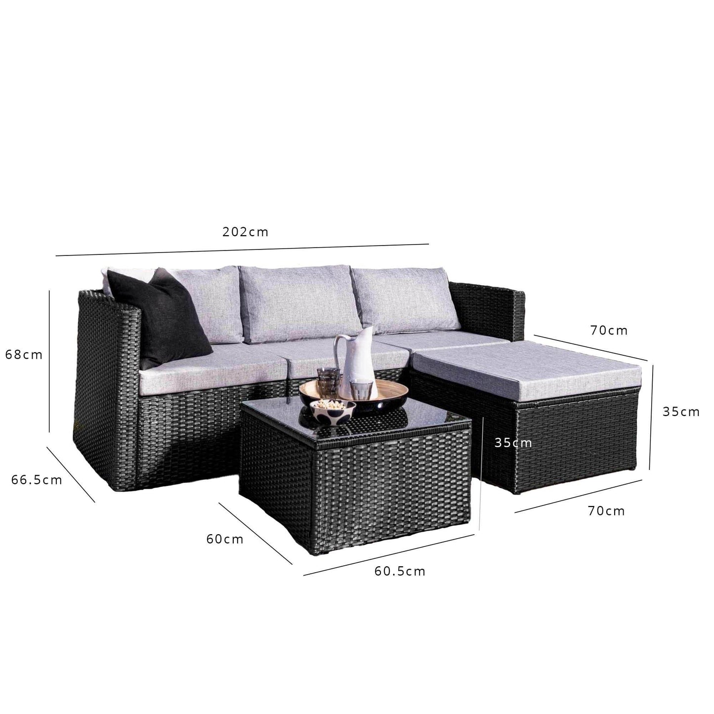 Ashby 8 Seater Wooden Round Folding Garden Dining Table - 160cm