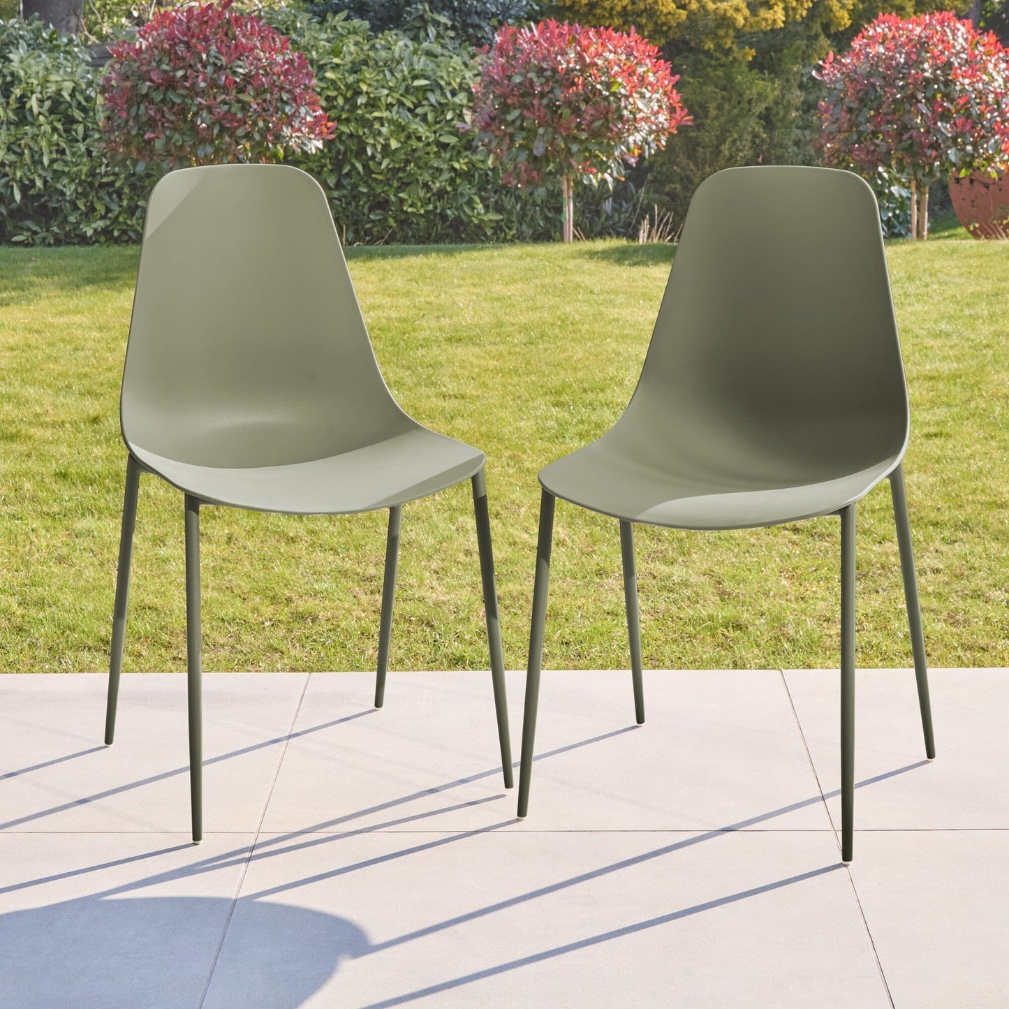 Wren Green Dining Chairs - Set of 4 - Laura James 
