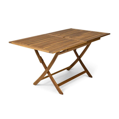 Ashby Wooden Rectangle Folding Table 120cm - Laura James