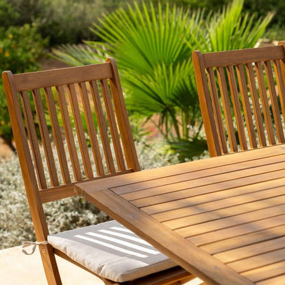 Ashby 6 Seater Wooden Rectangular Folding Dining Table - 150cm