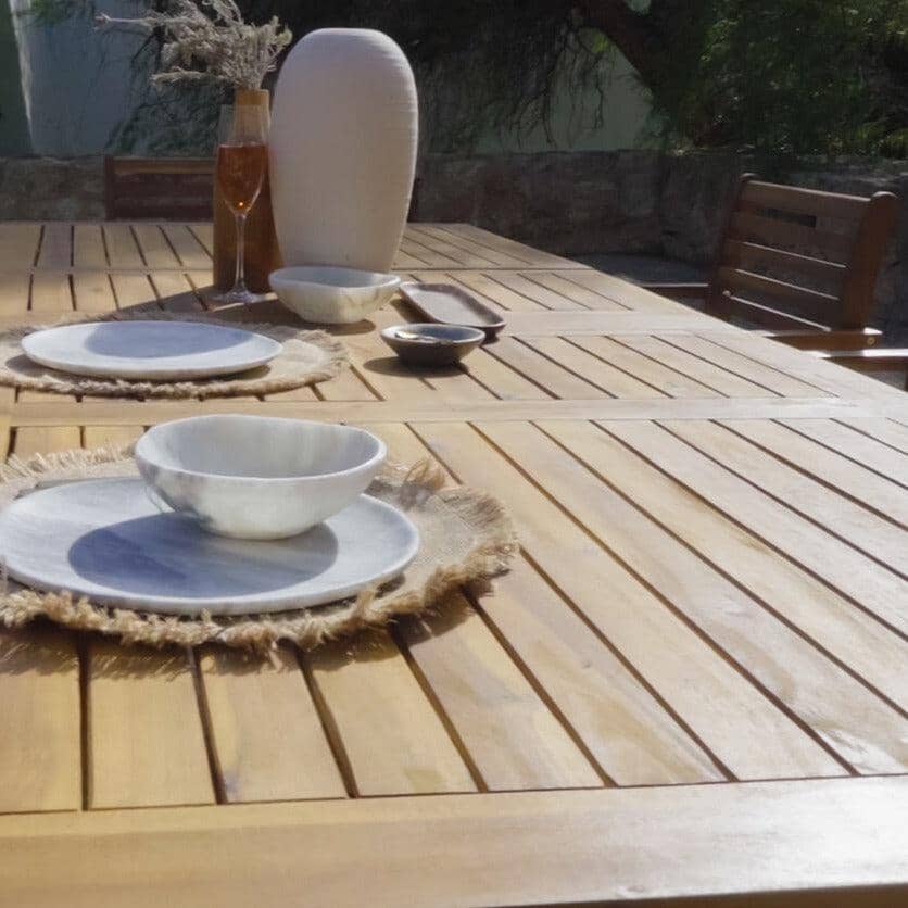 Aspen 8 Seater Wooden Extendable Garden Dining Set with Cushions