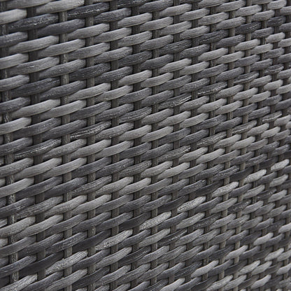 9 Seater Rattan Outdoor Corner Sofa Set - Grey Weave - Laura James