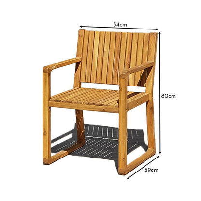 Lennox Wood Armchair - Set Of 2 - Laura James