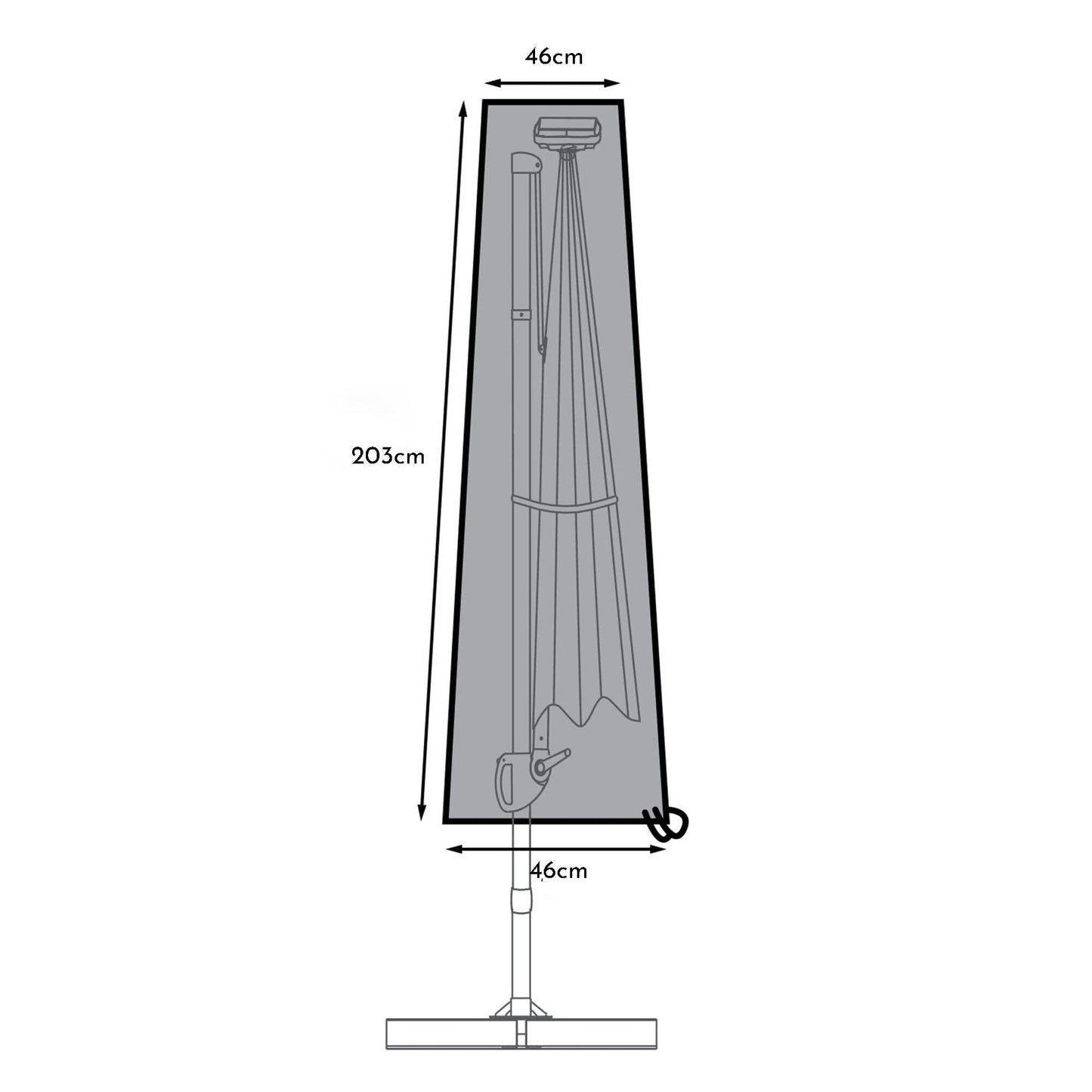 Parasol Cover - Lean Over & Cantilever Parasols