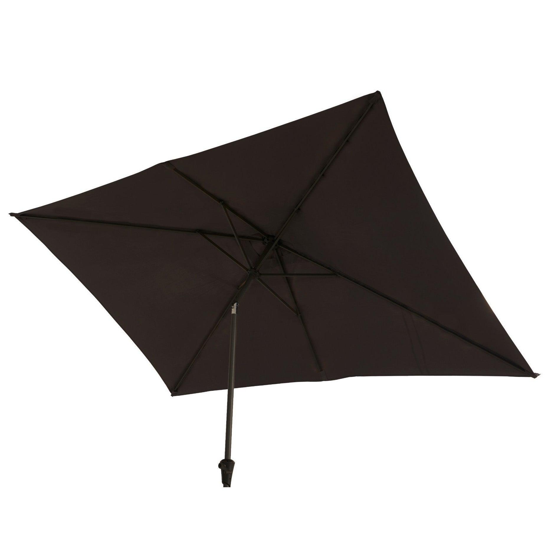 Rectangular 2x3m Parasol - Grey - Laura James