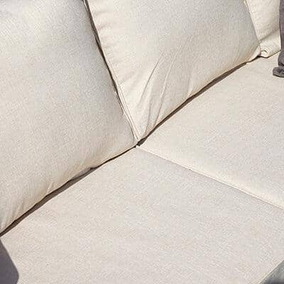 Rowan 5 Seater Wooden Garden Corner Sofa Set - Sand