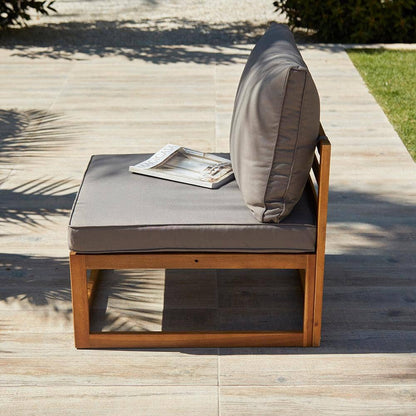 Rowan Grey Chair with 2-Seater Sofa & Coffee Table Set