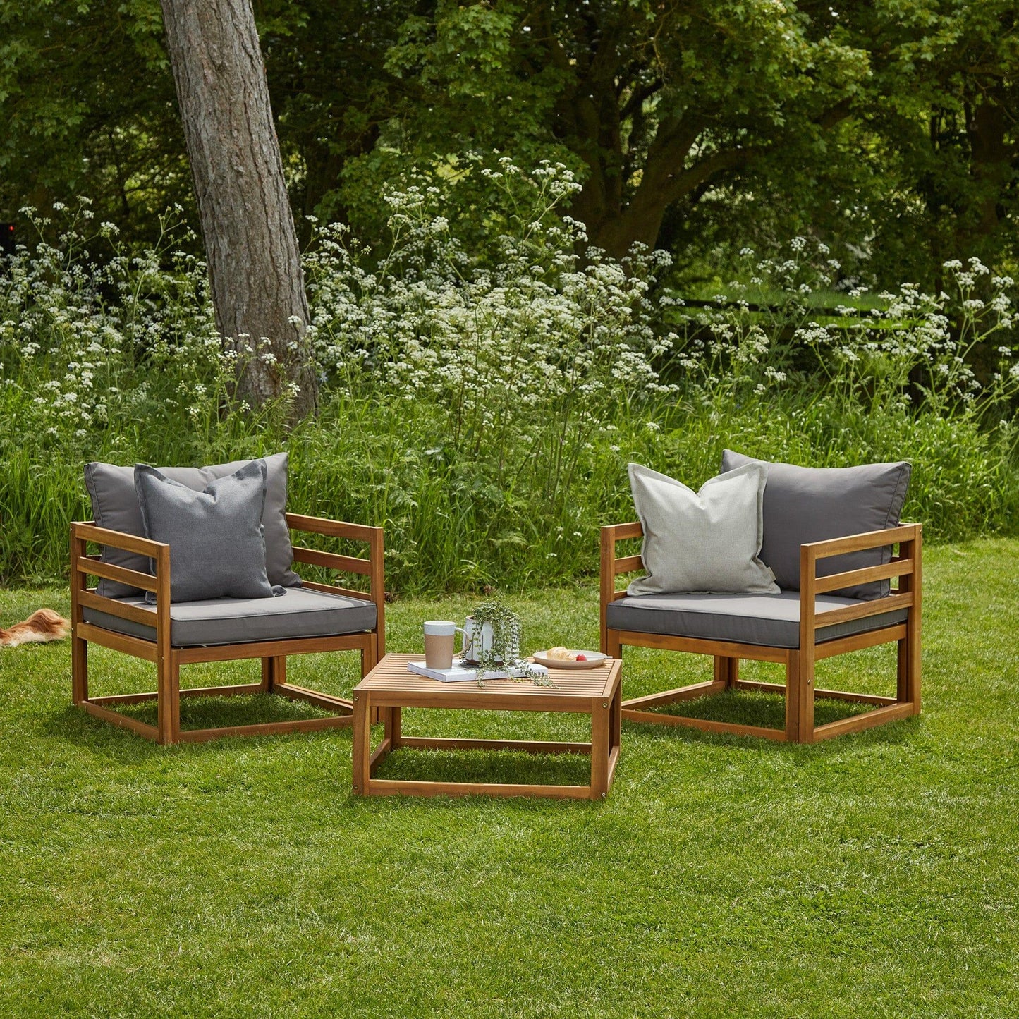 Rowan 2 Seater Sofa Set with 2 Armchairs and Coffee Table