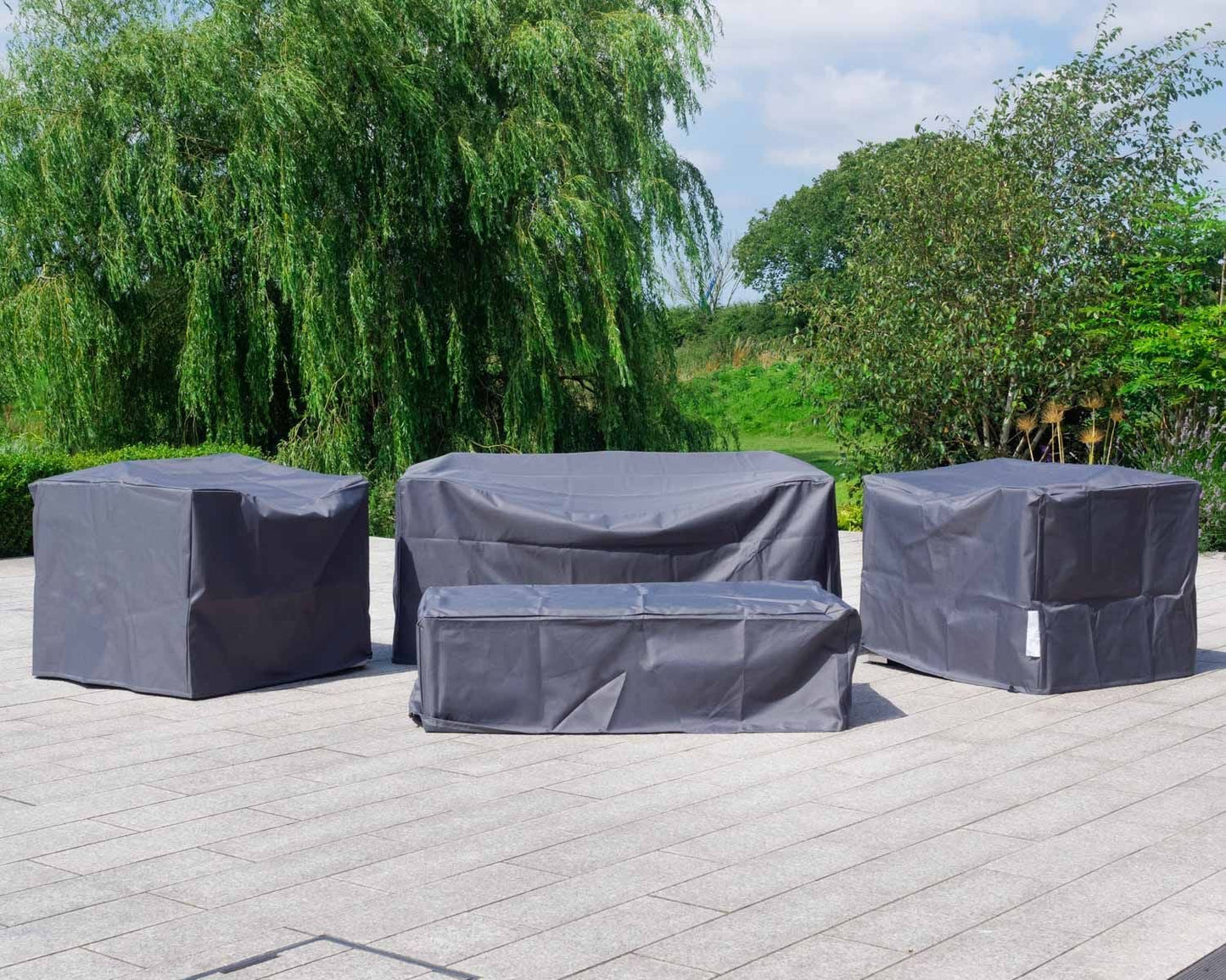 Ascot 2 Seat Sofa in Double Flat Grey