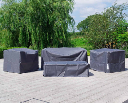 Ascot 2 Seat Sofa in Double Flat Grey