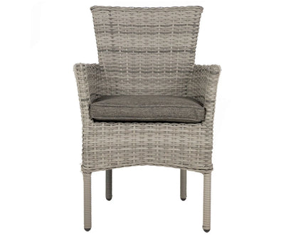 Cambridge Stackable Chairs Double Flat Grey Set of 2