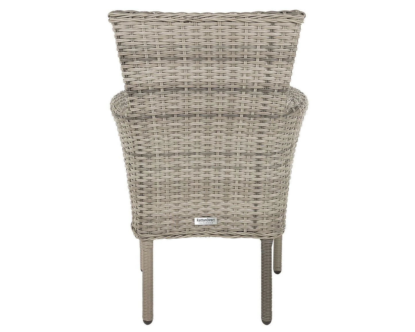 Cambridge Stackable Chairs Double Flat Grey Set of 2