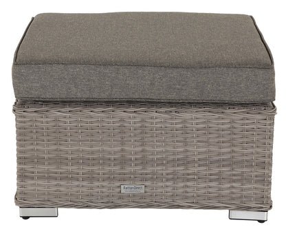 Florida 6 Piece Rattan Garden Corner Sofa Set in Grey