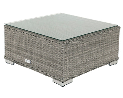 Florida 6 Piece Rattan Garden Corner Sofa Set in Grey