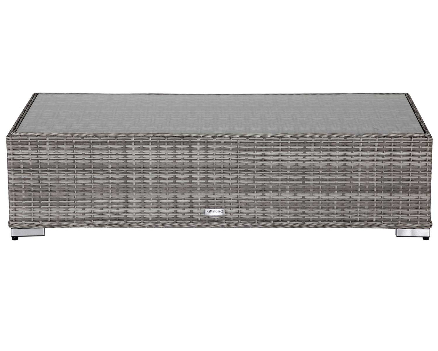 Monaco Rattan Garden Righthand Corner Sofa Set in Grey