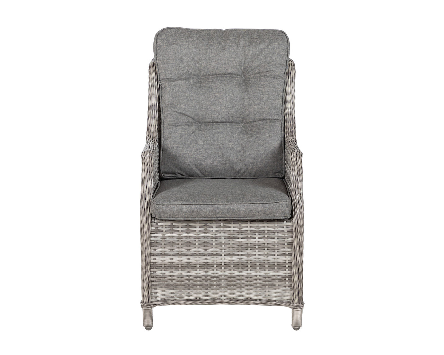 Riviera 4 Dining Chairs and Rectangular Dining Table in Grey