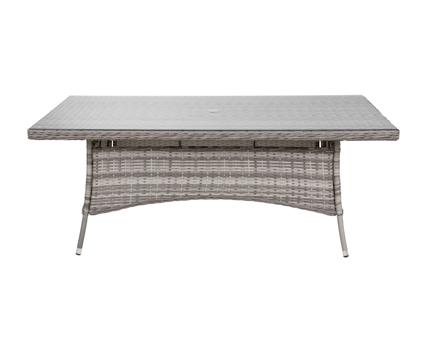 Riviera 4 Dining Chairs and Rectangular Dining Table in Grey