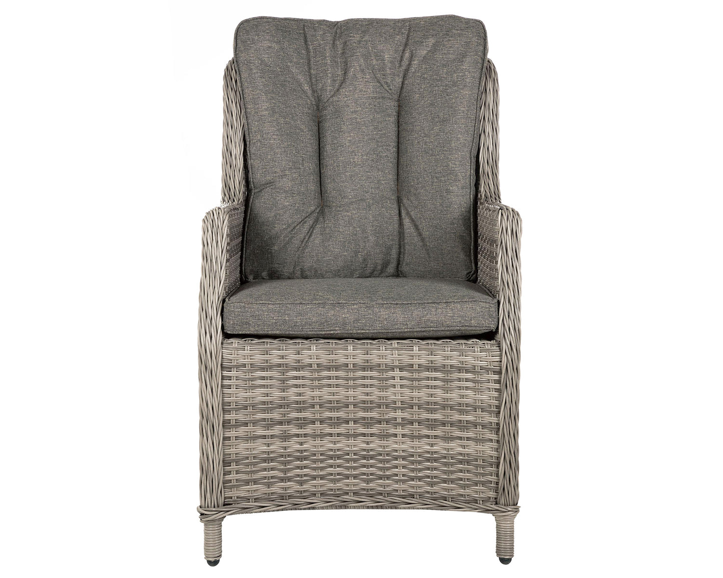 Riviera 4 Dining Chairs and Square Dining Table in Grey