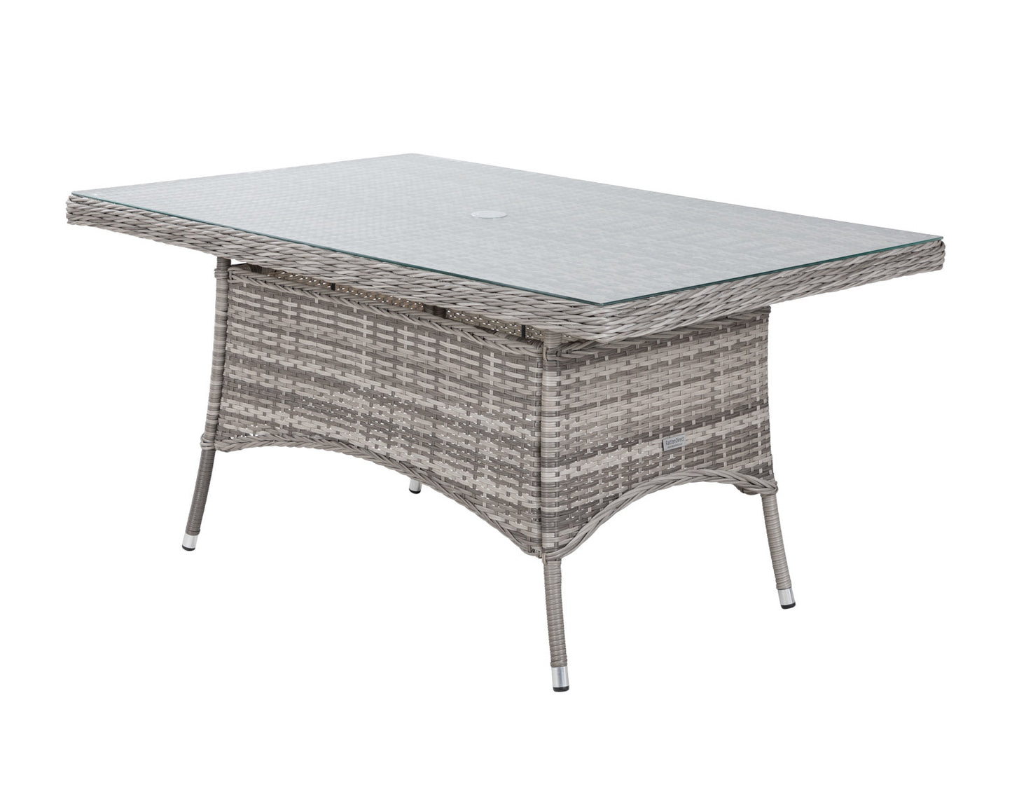 Riviera 4 Dining Chairs and Small Rectangular Dining Table in Grey